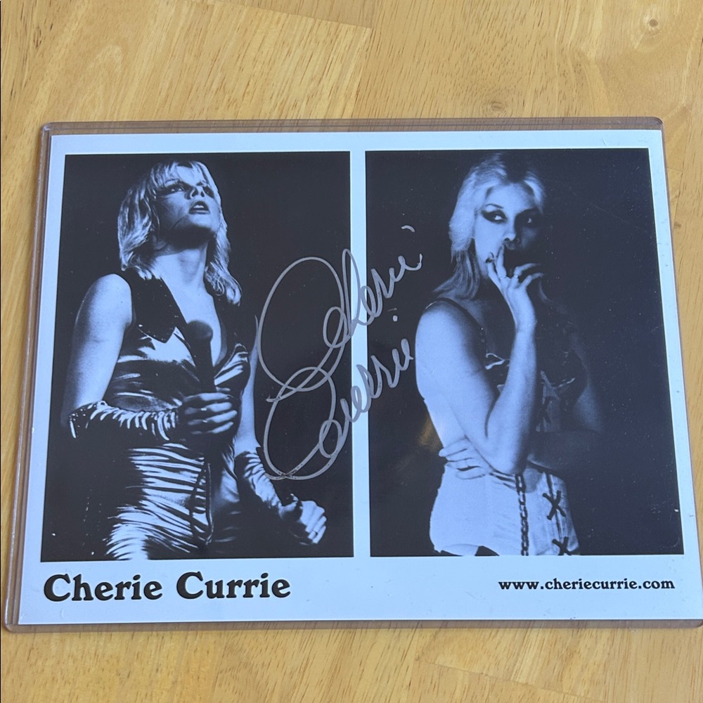 Cherie Currie Signed Photo